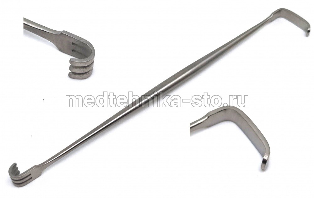 Крючок двухсторонний Senn Retractor, 160 мм тупой