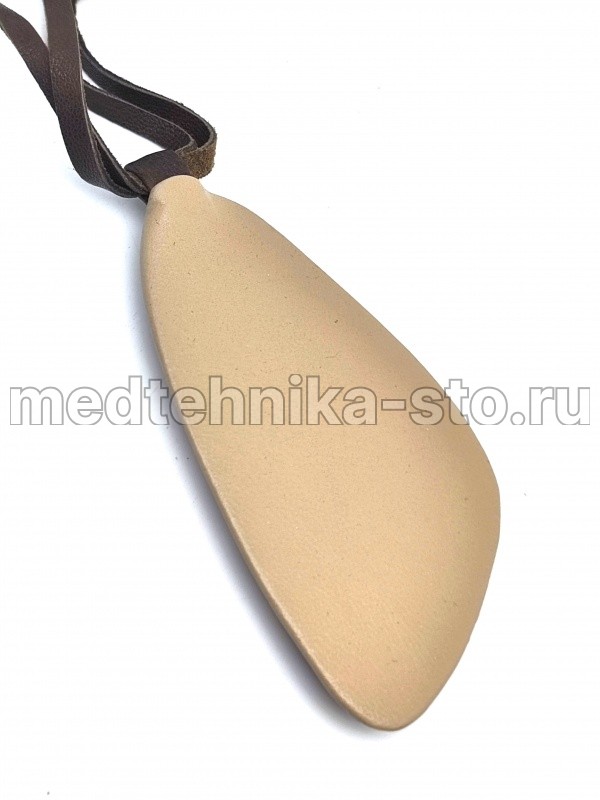 Подвеска на кожаном шнурке, агат
