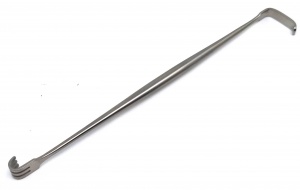 Крючок двухсторонний Senn Retractor, 160 мм тупой