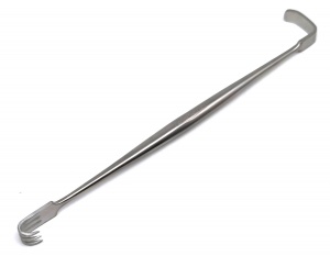 Крючок двухсторонний Senn Retractor, 170 мм острый