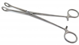 Щипцы геморроидальные окончатые прямые, 215мм СССР
